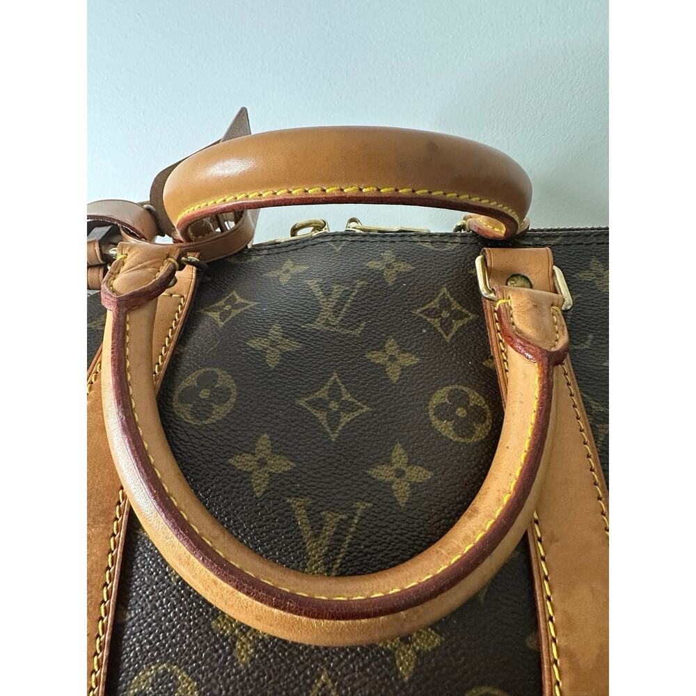 Louis Vuitton Keepall 55 Bandouliere Monogram Travel Bag Duffle Strap Bando - Picture 13 of 16